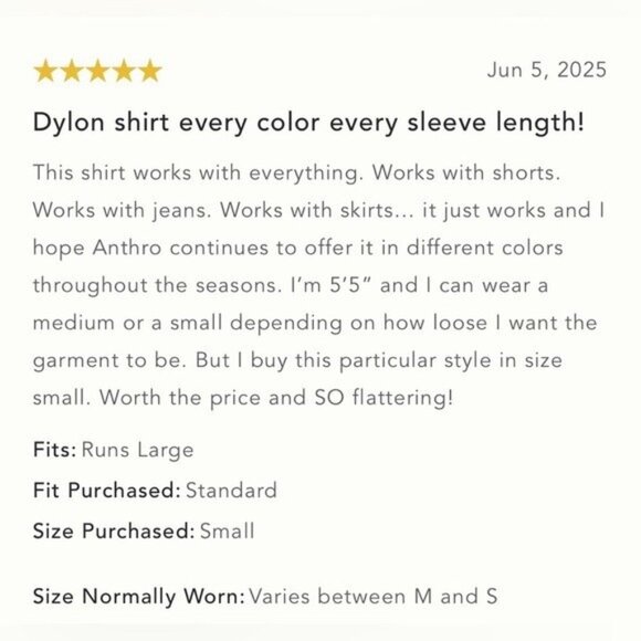 NWT Size XS - Anthropologie The Dylon Short-Sleeve Wide-Placket Top - Picture 11 of 16